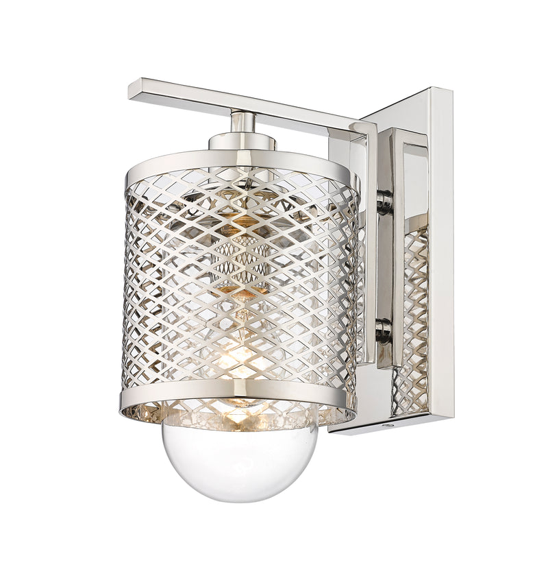 Kipton 1 Light 6" Wall Sconce in Polished Nickel