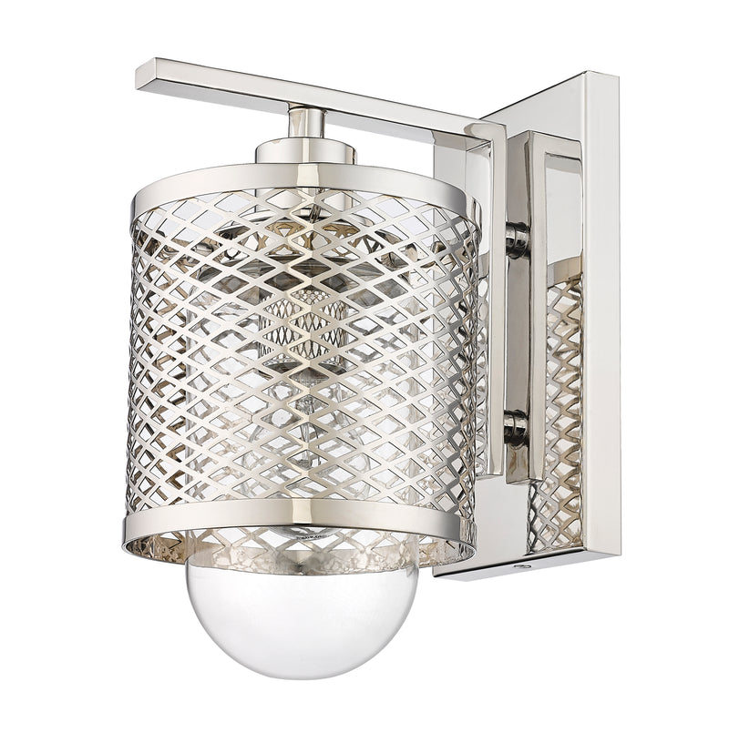 Kipton 1 Light 6" Wall Sconce in Polished Nickel