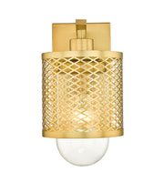 Kipton 1 Light 6" Wall Sconce in Rubbed Brass