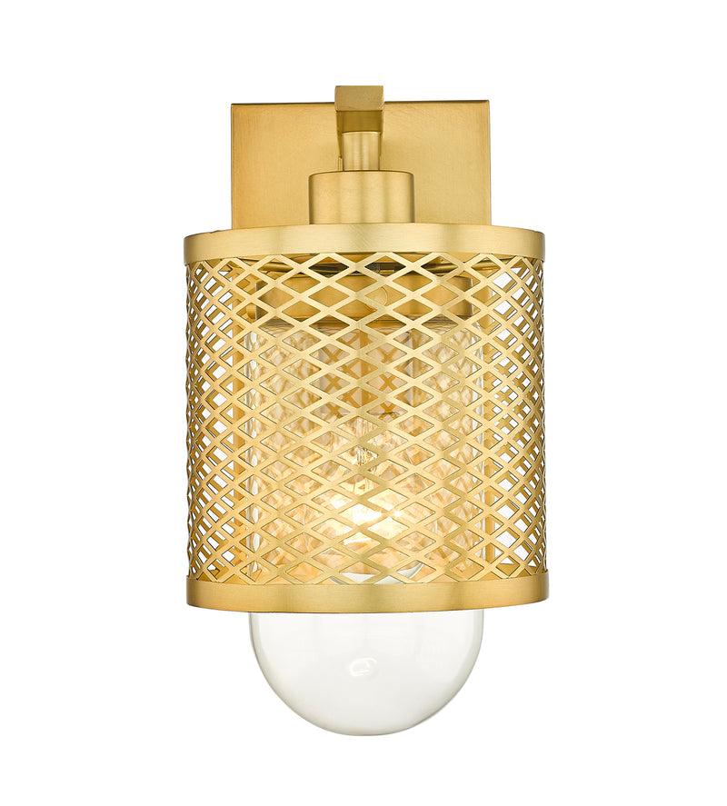 Kipton 1 Light 6" Wall Sconce in Rubbed Brass
