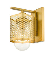 Kipton 1 Light 6" Wall Sconce in Rubbed Brass