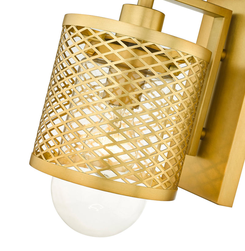 Kipton 1 Light 6" Wall Sconce in Rubbed Brass