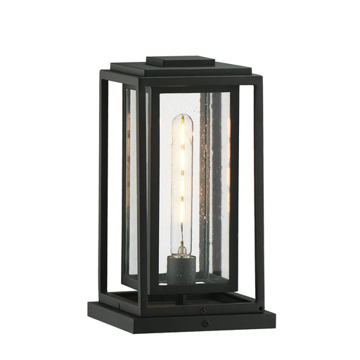 Cabana 1 Light Outdoor Deck Lantern in Black