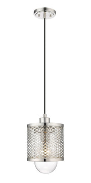 Kipton 1 Light 6" Pendant in Polished Nickel