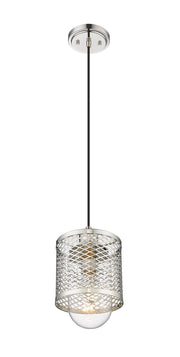 Kipton 1 Light 6" Pendant in Polished Nickel
