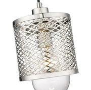 Kipton 1 Light 6" Pendant in Polished Nickel