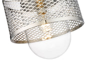 Kipton 1 Light 11" Pendant in Polished Nickel