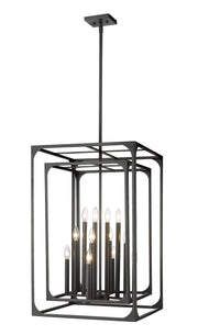 Easton 12 Light 20.5" Chandelier in Matte Black