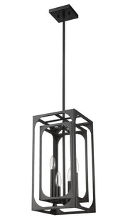Easton 4 Light 9.25" Chandelier in Matte Black