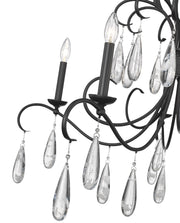 Amara 5 Light 38" Chandelier in Matte Black