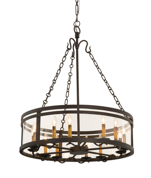 Morris 12-Light Chandelier in Bronze
