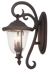 Santa Barbara 4-Light Outdoor Wall Lantern in Textured Matte Black