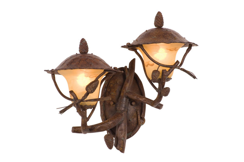 Ponderosa 2-Light Outdoor Wall Sconce in Ponderosa