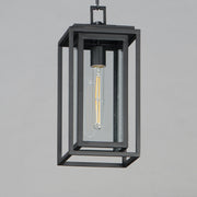 Cabana 1 Light Outdoor Pendant in Black