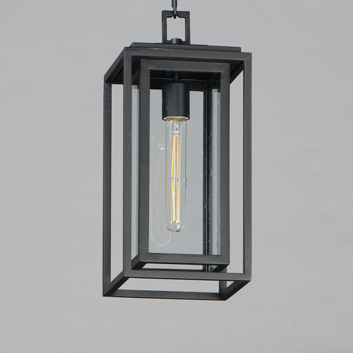 Cabana 1 Light Outdoor Pendant in Black