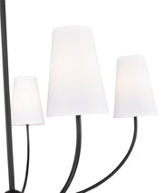 Shannon 5 Light 32" Chandelier in Matte Black