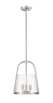 Archis 3 Light 12" Pendant in Brushed Nickel