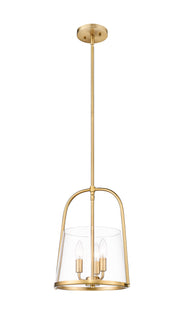 Archis 3 Light 12" Pendant in Modern Gold