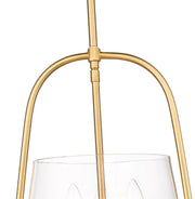 Archis 3 Light 12" Pendant in Modern Gold