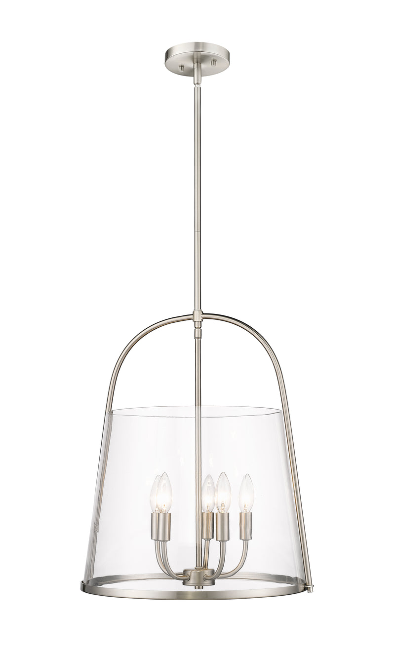 Archis 5 Light 18" Pendant in Brushed Nickel