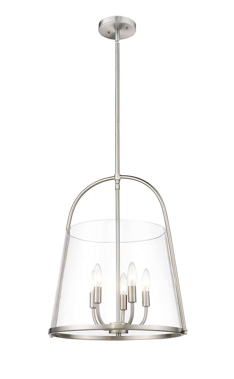 Archis 5 Light 18" Pendant in Brushed Nickel