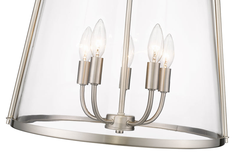 Archis 5 Light 18" Pendant in Brushed Nickel