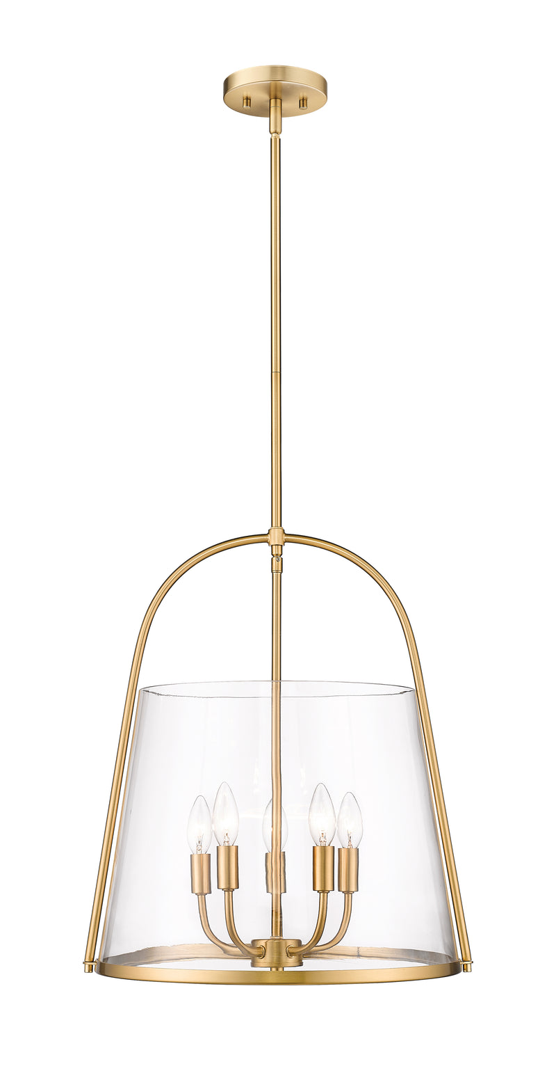 Archis 5 Light 18" Pendant in Modern Gold