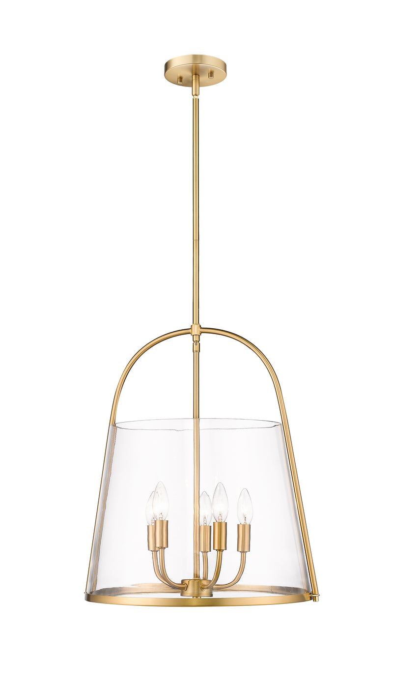 Archis 5 Light 18" Pendant in Modern Gold
