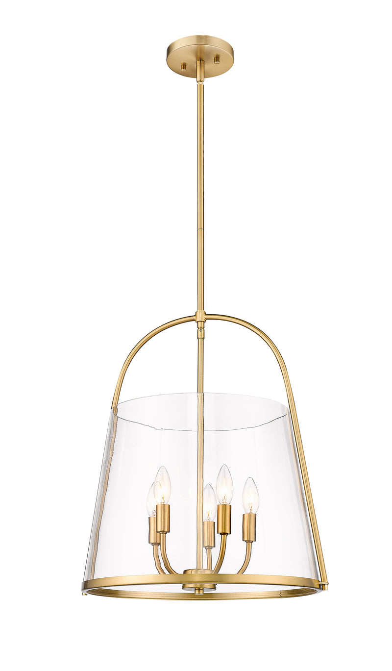 Archis 5 Light 18" Pendant in Modern Gold