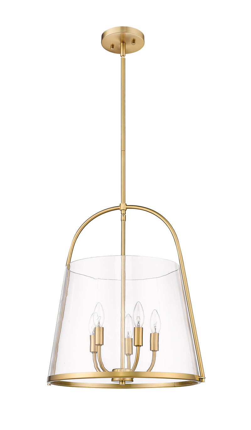 Archis 5 Light 18" Pendant in Modern Gold