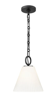 Alaric 1 Light 10" Pendant in Matte Black