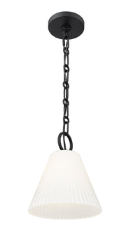 Alaric 1 Light 10" Pendant in Matte Black
