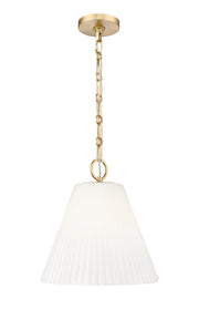 Alaric 1 Light 14" Pendant in Modern Gold