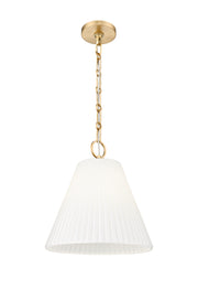 Alaric 1 Light 14" Pendant in Modern Gold