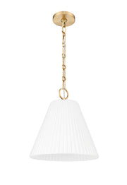 Alaric 1 Light 14" Pendant in Modern Gold