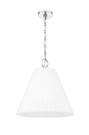 Alaric 3 Light 18" Pendant in Polished Nickel