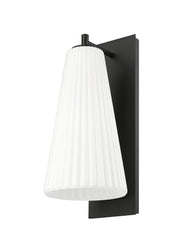 Farrell 1 Light 7.25" Wall Sconce in Matte Black