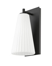 Farrell 1 Light 6" Wall Sconce in Matte Black