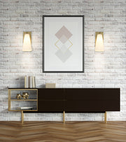 Farrell 1 Light 6" Wall Sconce in Modern Gold in a room setting