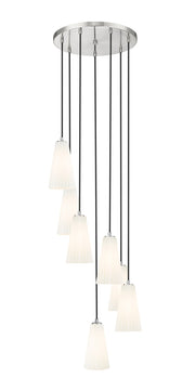 Farrell 7 Light 18" Pendant, 11" Tall in Brushed Nickel
