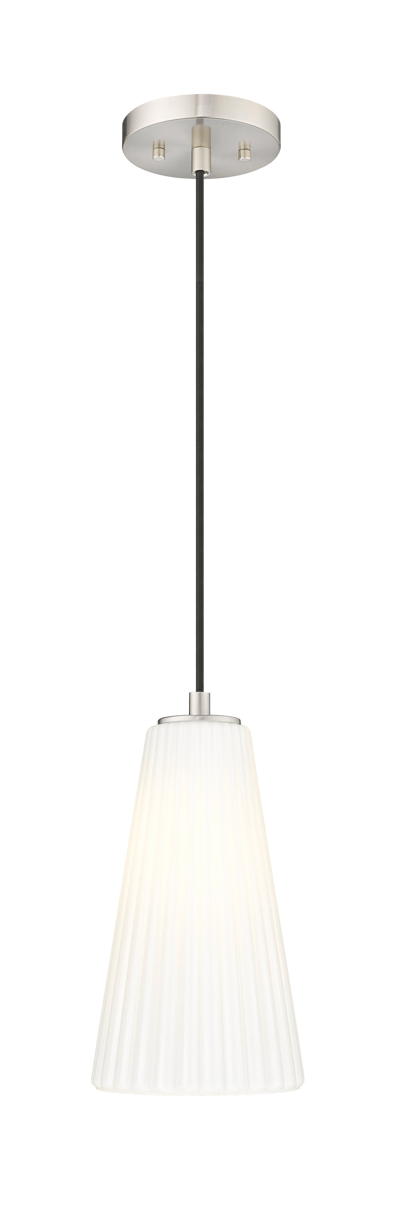 Farrell 1 Light 6" Pendant, Cord Mount in Brushed Nickel