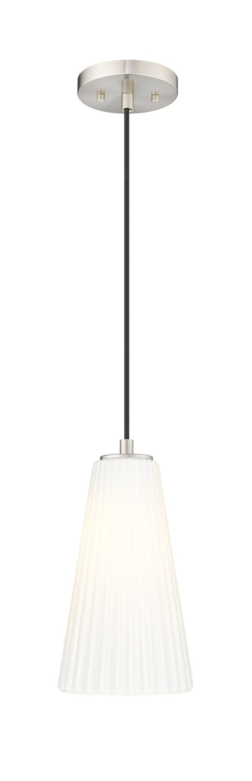 Farrell 1 Light 6" Pendant, Cord Mount in Brushed Nickel
