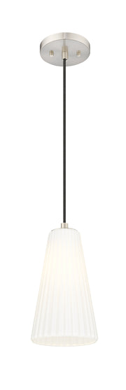 Farrell 1 Light 6" Pendant, Cord Mount in Brushed Nickel