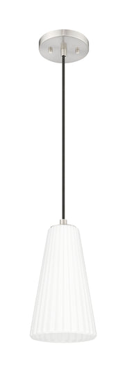 Farrell 1 Light 6" Pendant, Cord Mount in Brushed Nickel