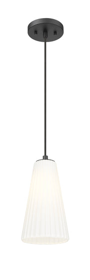 Farrell 1 Light 6" Pendant, Cord Mount in Matte Black
