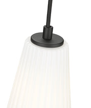 Farrell 1 Light 6" Pendant, Cord Mount in Matte Black
