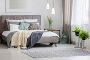 Farrell 1 Light 6" Pendant, Cord Mount in Matte Black in a room setting