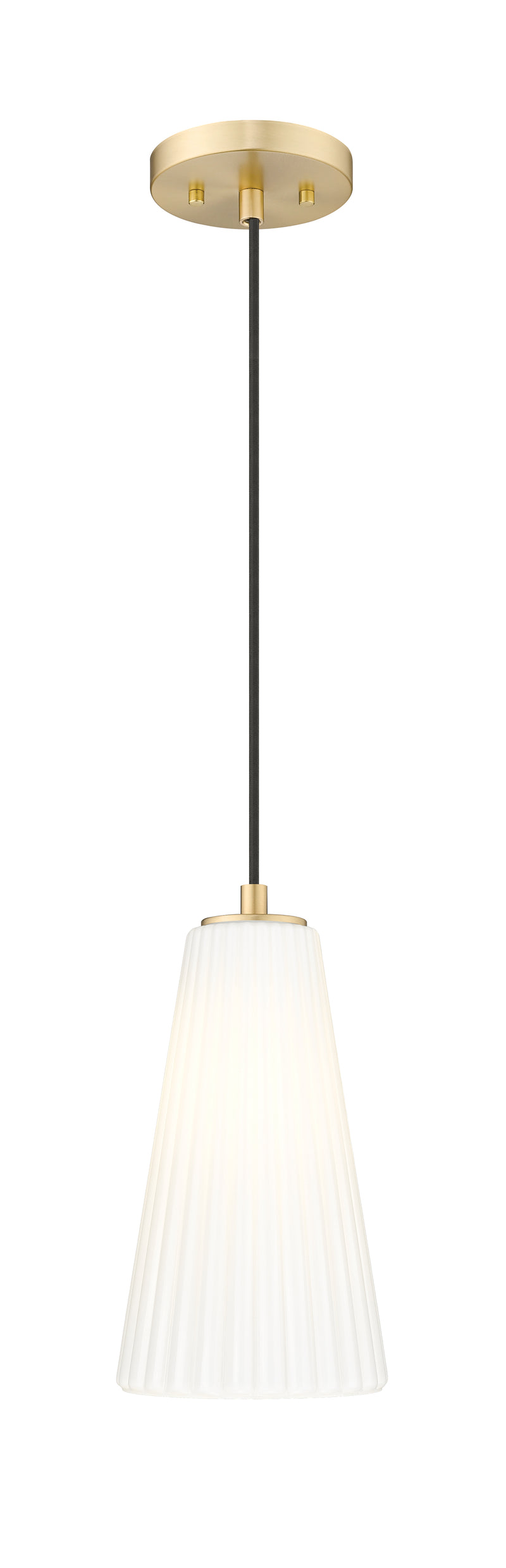 Farrell 1 Light 6" Pendant, Cord Mount in Modern Gold
