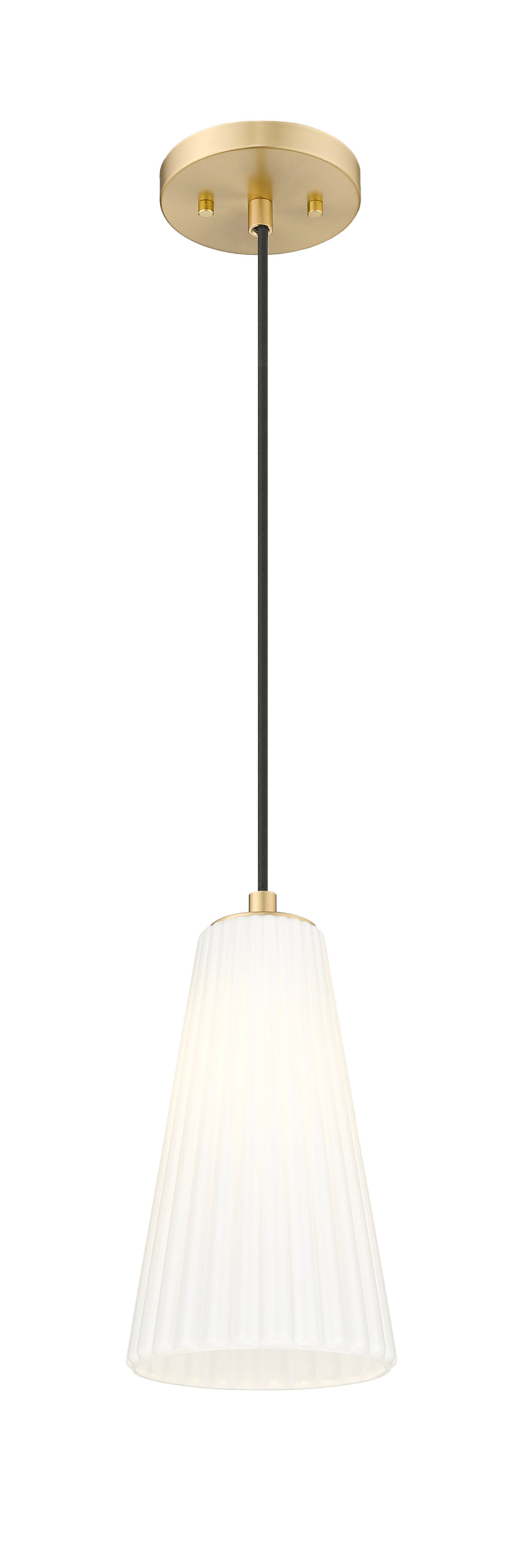 Farrell 1 Light 6" Pendant, Cord Mount in Modern Gold