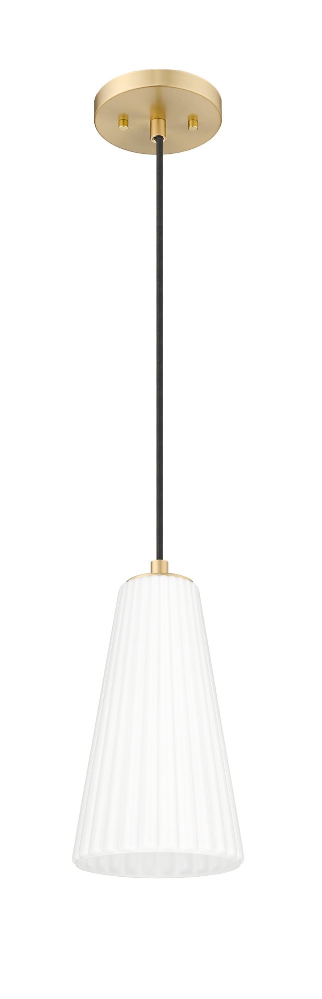 Farrell 1 Light 6" Pendant, Cord Mount in Modern Gold